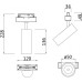 Трековый светильник Focus Led TR019-2-10W4K-MG Maytoni