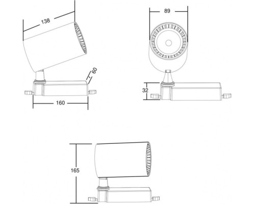 Трековый светильник Vuoro TR029-3-30W3K-B Maytoni