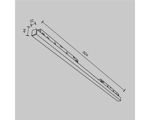 Трековый светильник Basis TR030-4-30W3K-WW-DS-B Maytoni Трековый светильник Basis TR030-4-30W3K-WW-DS-B Maytoni