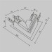 Угловое соединение Accessories for tracks Exility TRA034CLS-42.12B Maytoni