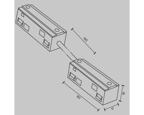 Коннектор гибкий Accessories for tracks Exility TRA034CPC-42B-15-1 Maytoni Коннектор гибкий Accessories for tracks Exility TRA034CPC-42B-15-1 Maytoni