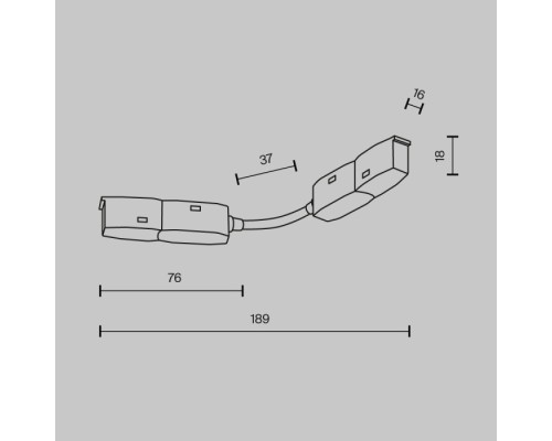 Коннектор Accessories for tracks Exility TRA034CS-W Maytoni Коннектор Accessories for tracks Exility TRA034CS-W Maytoni