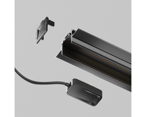 Питание боковое Magnetic track system Radity TRA084B-12B-200 Maytoni Питание боковое Magnetic track system Radity TRA084B-12B-200 Maytoni