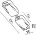 Прямой коннектор питания Magnetic track system Radity TRA084C-B-12 Maytoni