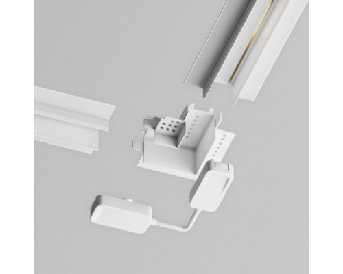 Соединитель угловой Magnetic track system Radity TRA084CL-12W Maytoni Соединитель угловой Magnetic track system Radity TRA084CL-12W Maytoni