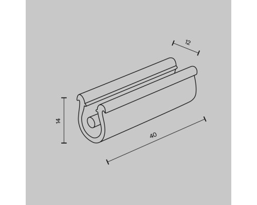 Фиксатор ремня Accessories for system Parity TRA130BF-B Maytoni Фиксатор ремня Accessories for system Parity TRA130BF-B Maytoni
