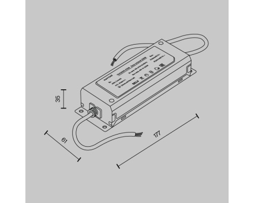 Блок питания Power Supply Parity TRA130DR-200W Maytoni