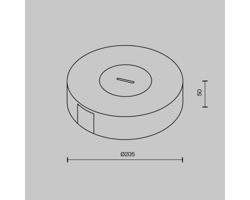 Потолочная чаша накладная с коннектором питания Accessories for system Parity TRA130SC-1B Maytoni Потолочная чаша накладная с коннектором питания Accessories for system Parity TRA130SC-1B Maytoni