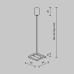 Подвесное крепление гибкого трека-ремня Accessories for system Parity TRA130SW-B Maytoni