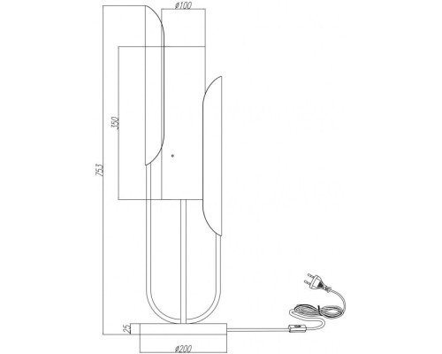 Настольная лампа Сipresso Z014TL-01G Maytoni Настольная лампа Сipresso Z014TL-01G Maytoni