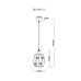 Подвесной светильник Huston MR1690-1P MyFar