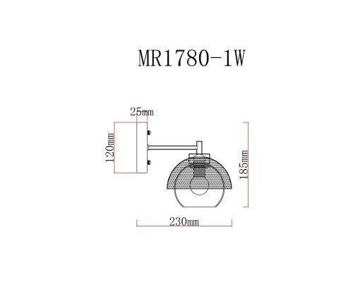 Бра Hloya MR1780-1W MyFar