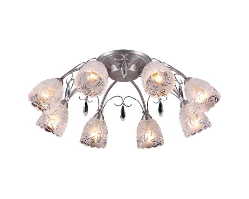 Потолочная люстра 10857 10857/8C CHROME, NICKEL Natali Kovaltseva Потолочная люстра 10857 10857/8C CHROME, NICKEL Natali Kovaltseva