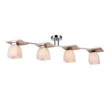Потолочная люстра Trento 11401/4C CHROME, WHITE OAK Natali Kovaltseva