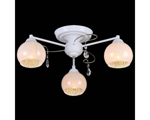 Потолочная люстра 11406 11406/3С WHITE GOLD Natali Kovaltseva Потолочная люстра 11406 11406/3С WHITE GOLD Natali Kovaltseva