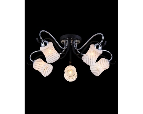 Потолочная люстра 11441 11441/5C CHROME Natali Kovaltseva Потолочная люстра 11441 11441/5C CHROME Natali Kovaltseva