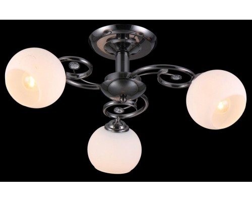 Потолочная люстра 11466 11466/3C DARK CHROME Natali Kovaltseva Потолочная люстра 11466 11466/3C DARK CHROME Natali Kovaltseva
