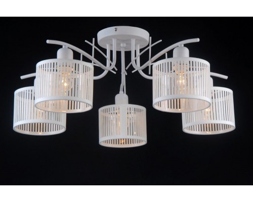 Потолочная люстра Amsterdam AMSTERDAM 81053-5C SATIN WHITE Natali Kovaltseva Потолочная люстра Amsterdam AMSTERDAM 81053-5C SATIN WHITE Natali Kovaltseva