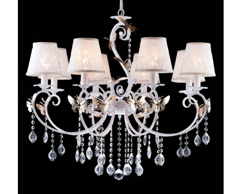 Подвесная люстра Anastasia ANASTASIA 11386/8C WHITE GOLD Natali Kovaltseva Подвесная люстра Anastasia ANASTASIA 11386/8C WHITE GOLD Natali Kovaltseva