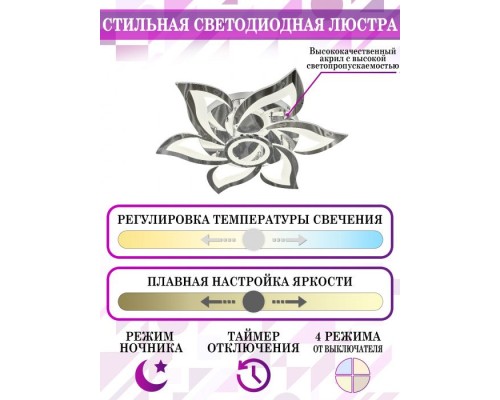 Потолочная люстра LED HIGH-TECH LED LAMPS 82021 Natali Kovaltseva Потолочная люстра LED HIGH-TECH LED LAMPS 82021 Natali Kovaltseva