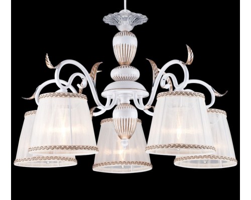 Подвесная люстра Iris IRIS 11389/5C WHITE GOLD Natali Kovaltseva Подвесная люстра Iris IRIS 11389/5C WHITE GOLD Natali Kovaltseva