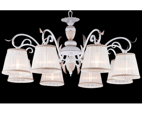 Подвесная люстра Iris IRIS 11389/8C WHITE GOLD Natali Kovaltseva Подвесная люстра Iris IRIS 11389/8C WHITE GOLD Natali Kovaltseva