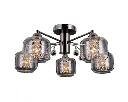 Потолочная люстра Laina LAINA 75091/5C DARK CHROME Natali Kovaltseva Потолочная люстра Laina LAINA 75091/5C DARK CHROME Natali Kovaltseva