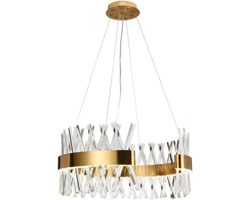 Подвесная люстра LED LAMPS 81358 GOLD SATIN Natali Kovaltseva Подвесная люстра LED LAMPS 81358 GOLD SATIN Natali Kovaltseva