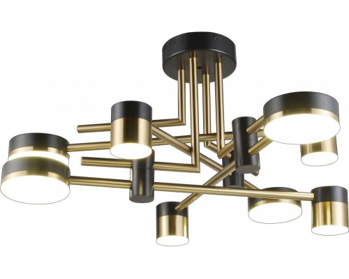 Потолочная люстра Loft Led LED LAMPS 81369 GOLD BLACK Natali Kovaltseva