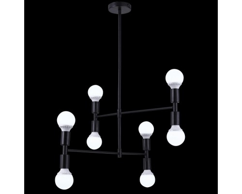 Потолочная люстра Loft Lux LOFT LUX 75129/8C BLACK Natali Kovaltseva Потолочная люстра Loft Lux LOFT LUX 75129/8C BLACK Natali Kovaltseva