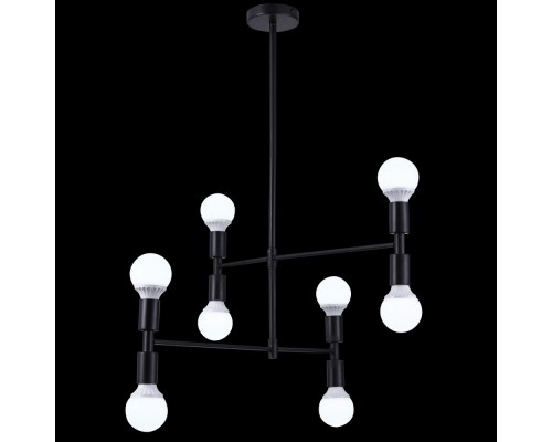 Потолочная люстра Loft Lux LOFT LUX 75129/8C BLACK Natali Kovaltseva