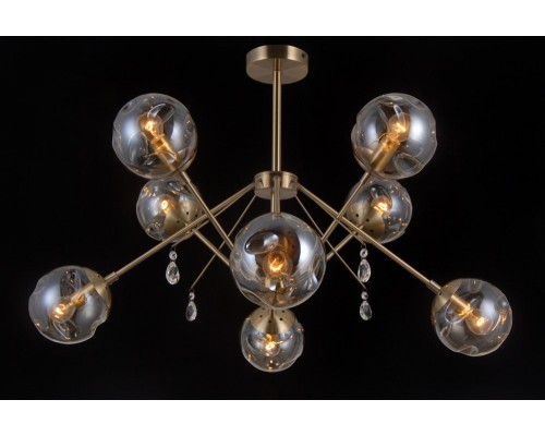 Потолочная люстра Molecule MOLECULE 81045-8C ANTIQUE BRASS Natali Kovaltseva Потолочная люстра Molecule MOLECULE 81045-8C ANTIQUE BRASS Natali Kovaltseva