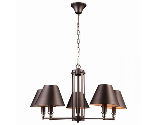 Подвесная люстра Marquis Marquis 81000-5C GRAY BRASS Natali Kovaltseva