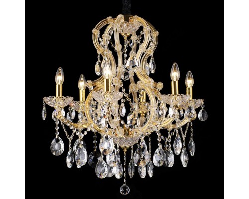 Подвесная люстра Milano Milano 10651/6C GOLD, CLEAR Natali Kovaltseva Подвесная люстра Milano Milano 10651/6C GOLD, CLEAR Natali Kovaltseva