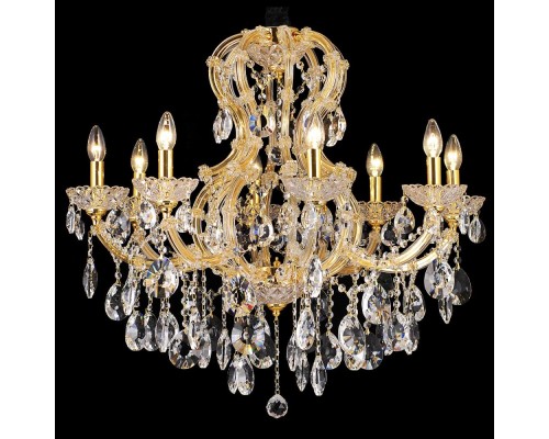 Подвесная люстра Milano Milano 10651/8C GOLD, CLEAR Natali Kovaltseva Подвесная люстра Milano Milano 10651/8C GOLD, CLEAR Natali Kovaltseva