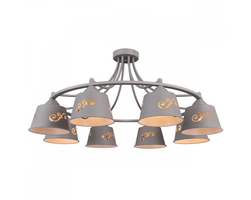 Потолочная люстра Prime PRIME 75100/8C STAIN GRAY Natali Kovaltseva Потолочная люстра Prime PRIME 75100/8C STAIN GRAY Natali Kovaltseva
