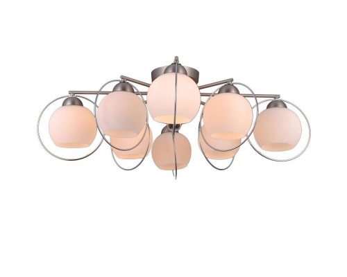 Потолочная люстра Sphere Ii SPHERE II 81051-8C SATIN NICKEL Natali Kovaltseva Потолочная люстра Sphere Ii SPHERE II 81051-8C SATIN NICKEL Natali Kovaltseva