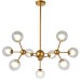 Потолочная люстра Venti VENTI 81422/8C GOLD SATIN Natali Kovaltseva