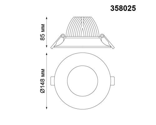 Точечный светильник Glok 358025 Novotech Точечный светильник Glok 358025 Novotech