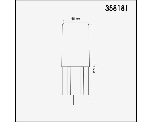 Ландшафтный модуль Nokta 358181 Novotech Ландшафтный модуль Nokta 358181 Novotech
