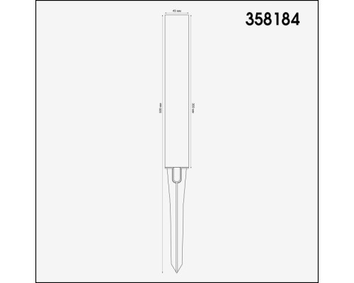 Корпус для модуля Nokta 358184 Novotech Корпус для модуля Nokta 358184 Novotech