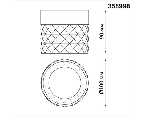 Точечный светильник AURA 358998 Novotech Точечный светильник AURA 358998 Novotech