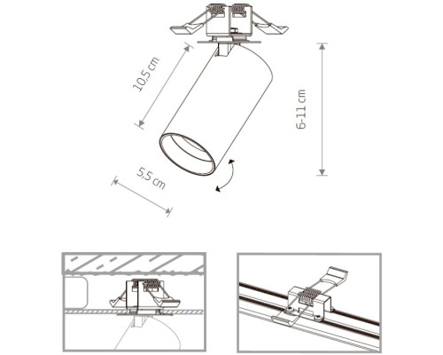 Спот Mono Surface 7683 Nowodvorski Спот Mono Surface 7683 Nowodvorski