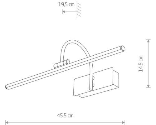 Подсветка для картин Giotto Led S 8168 Nowodvorski Подсветка для картин Giotto Led S 8168 Nowodvorski