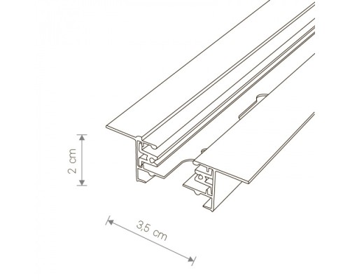 Шинопровод Profile Recessed Track 9013 Nowodvorski Шинопровод Profile Recessed Track 9013 Nowodvorski