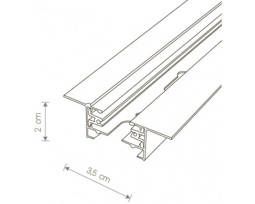Шинопровод Profile Recessed 9015 Nowodvorski Шинопровод Profile Recessed 9015 Nowodvorski