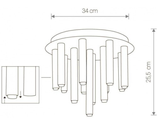 Потолочная люстра Stalactite 9054 Nowodvorski Потолочная люстра Stalactite 9054 Nowodvorski