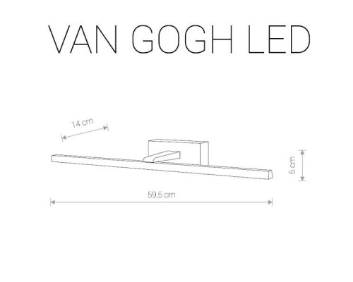 Светильник настенный Van Gogh Led 9347 Nowodvorski Светильник настенный Van Gogh Led 9347 Nowodvorski