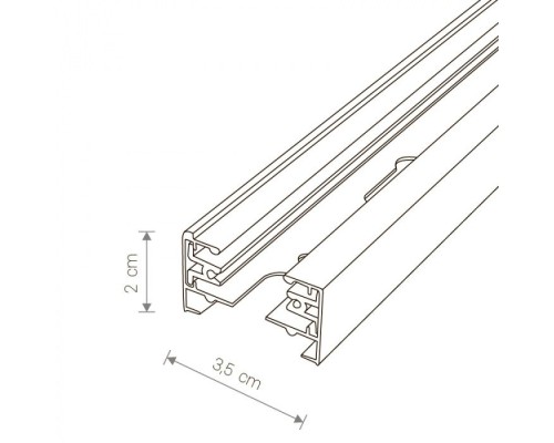 Шинопровод/трек Profile Track 9450 Nowodvorski Шинопровод/трек Profile Track 9450 Nowodvorski