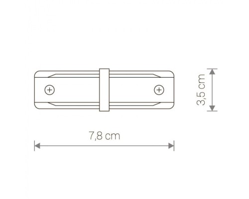 Коннектор Profile Straight Connector 9453 Nowodvorski Коннектор Profile Straight Connector 9453 Nowodvorski